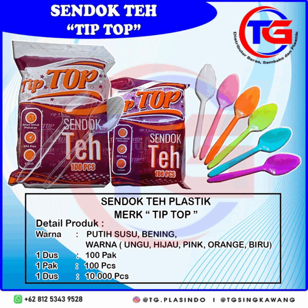 SENDOK TEH MERK TIP TOP