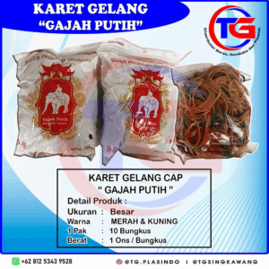 KARET GELANG MERK GAJAH PUTIH