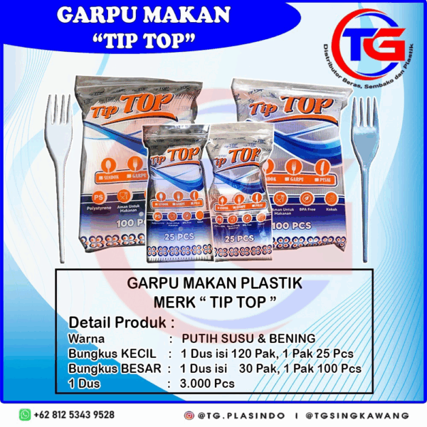 GARPU MAKAN MERK TIP TOP