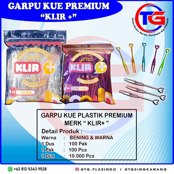 GARPU KUE MERK KLIR
