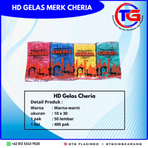 HD GELAS CHERIA WARNA-WARNI